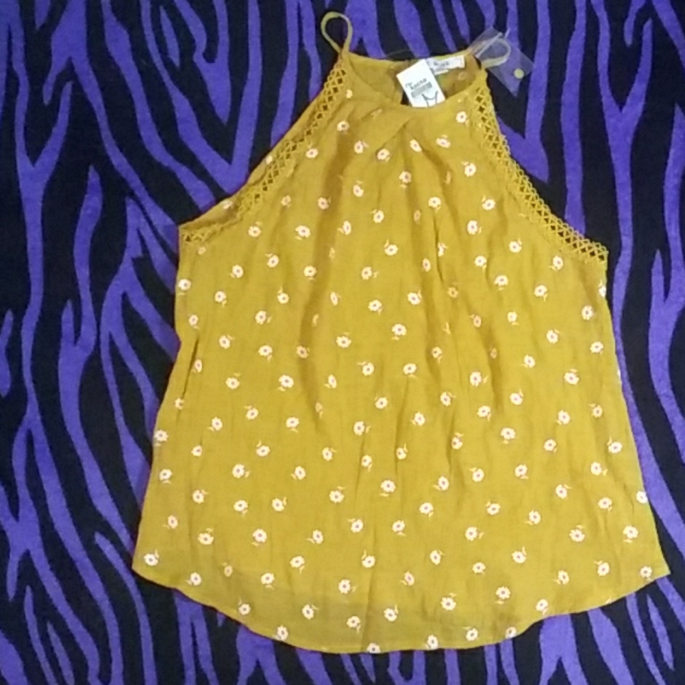 Yellow summer blouse